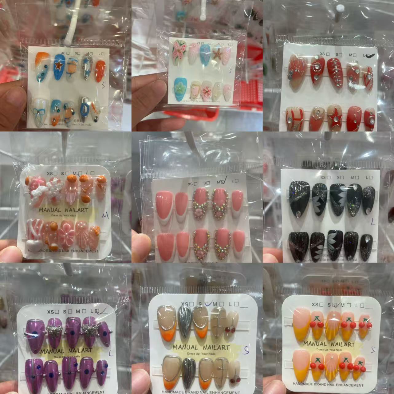 SHORT ALMOND NAILS