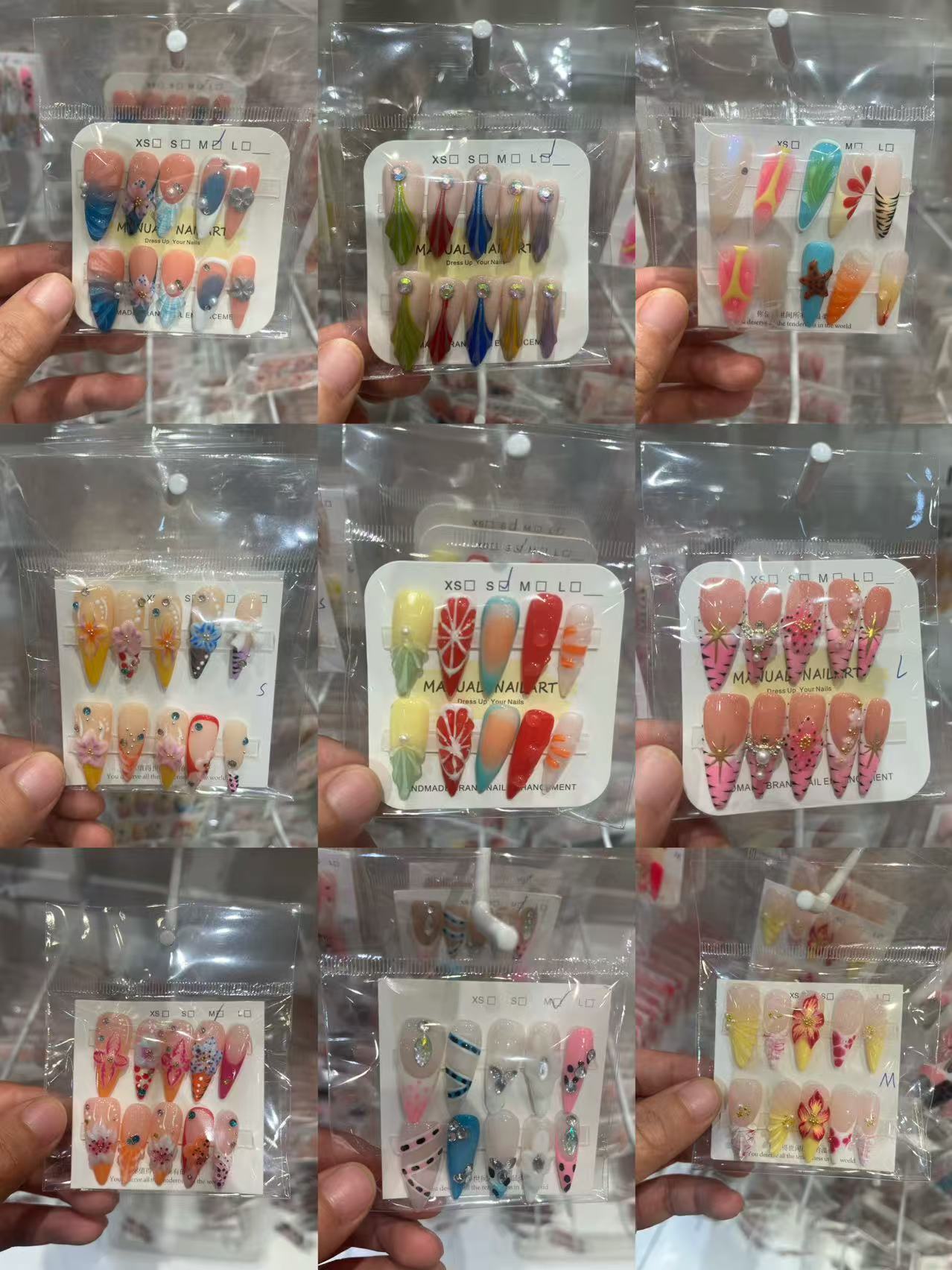 SHORT STILETTO NAILS