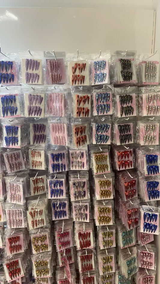 LONG STILETTO NAILS