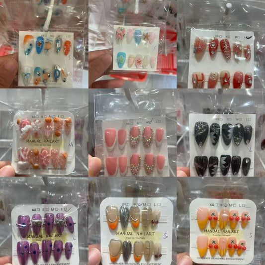 SHORT ALMOND NAILS